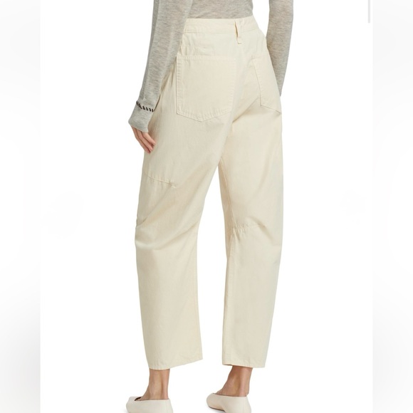 rag & bone Charlie Pant in color Ivory - Picture 3 of 13